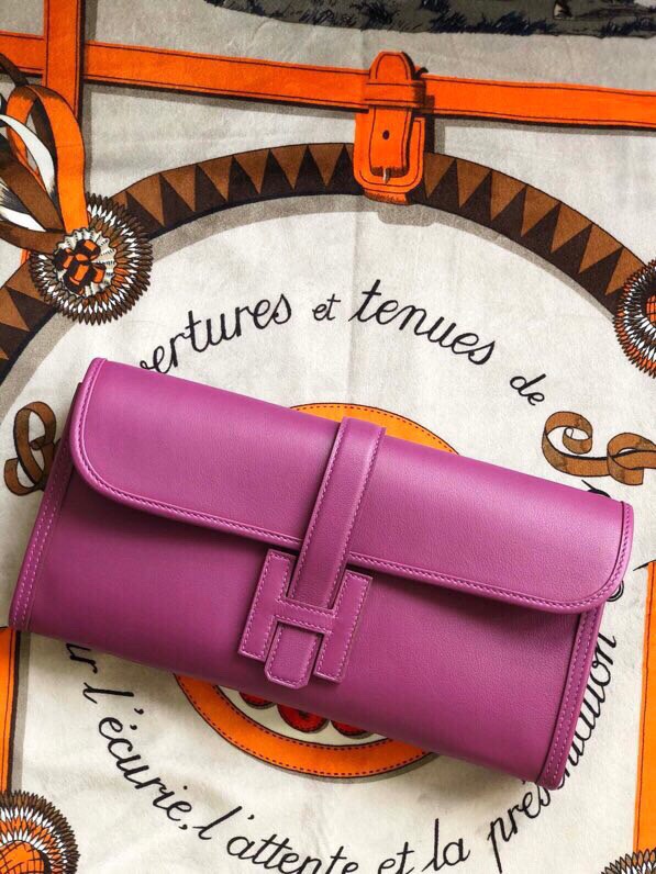 에르메스 지제 엘란29 아네몬느 스위프트 송아지가죽 내부 양가죽